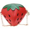 Pu Themed Strawberry Leather Girls Purse Antitheft Shoulder Bag Gift Toddler