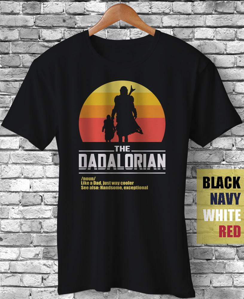 The Dadalorian Funny Fathers Day Gift T-Shirt best dad movie meme fatherhood tee Unisex T-Shirt XXXL