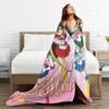 Anime S-Sailors M-Moons Blanket Flannel Textile Decor Multi-function Ultra-Soft Throw Blanket for Bed Office Rug Piece
