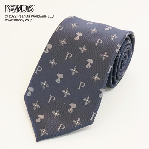 Peanuts Snoopy Tie PND48169 Navy Blue SNOOPY Business Brand Tie Gift