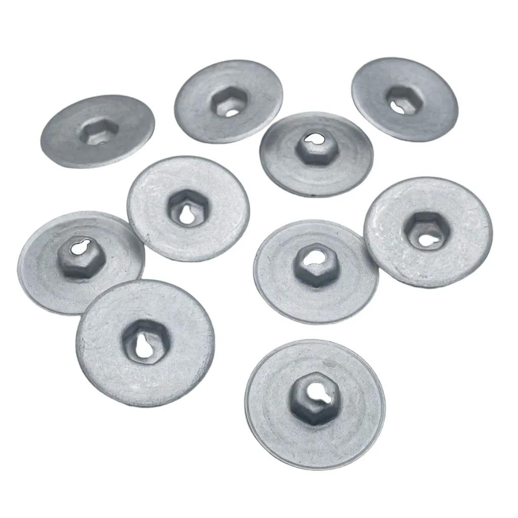 10/30pcs Auto Metal Fasteners Insulation Panel Fastener Washers for BMW Mini Vehicles 07146949380