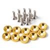 Aluminum Fender Washers Bolt Fender Washer License Plate Bolts M6x20 10Pieces/pack