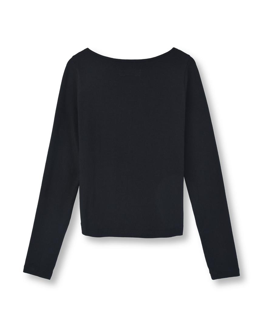 Beulaunyadeu W Scoop Neck Long Sleeve, Black