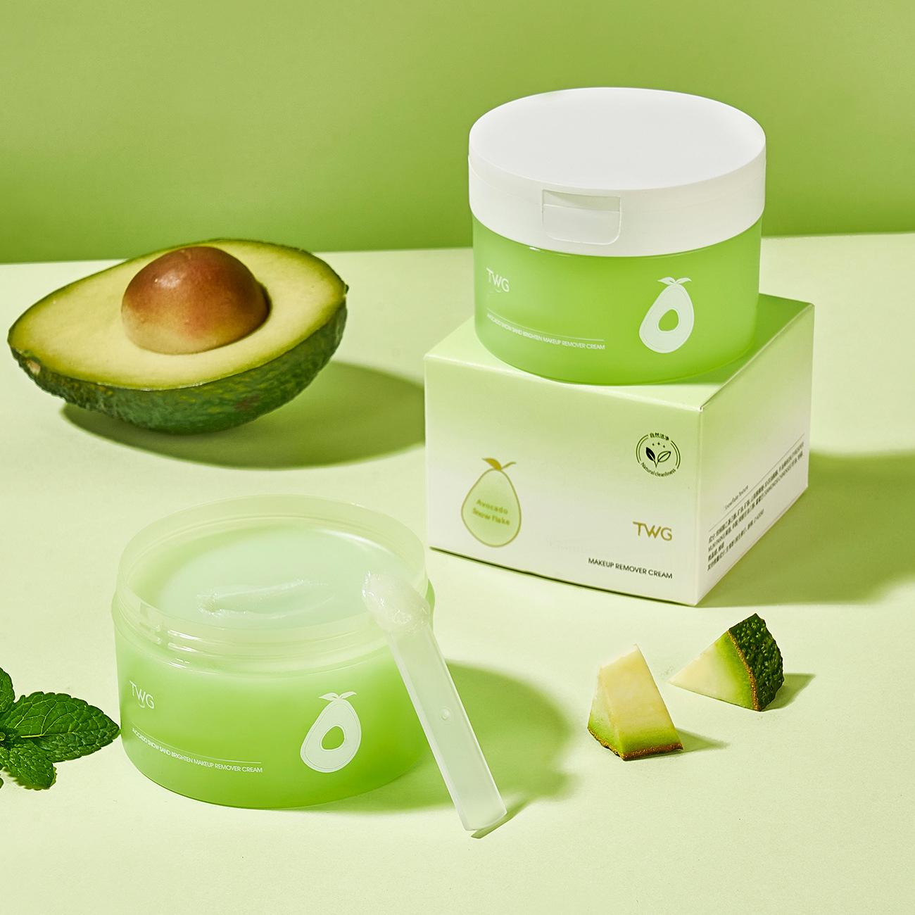 

100 г крем для снятия макияжа с фруктами, персиком, грейпфрутом, авокадо, глубоко очищающий крем для снятия макияжа, крем для лица, глаз, губ, масло для снятия макияжа 4-в-1 Avocado
