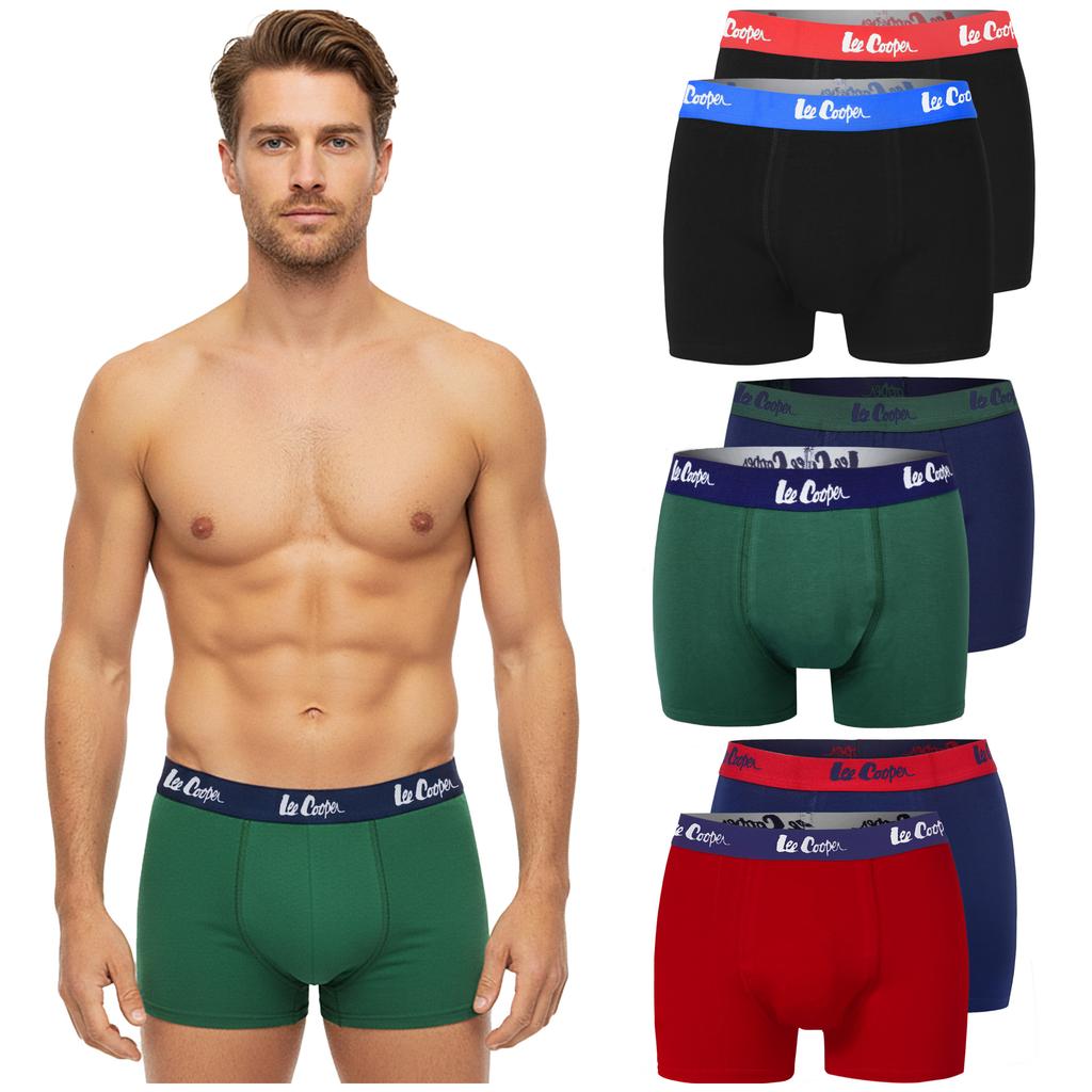 Boxer Shorts, Lee Cooper, For Men, 6 Pieces