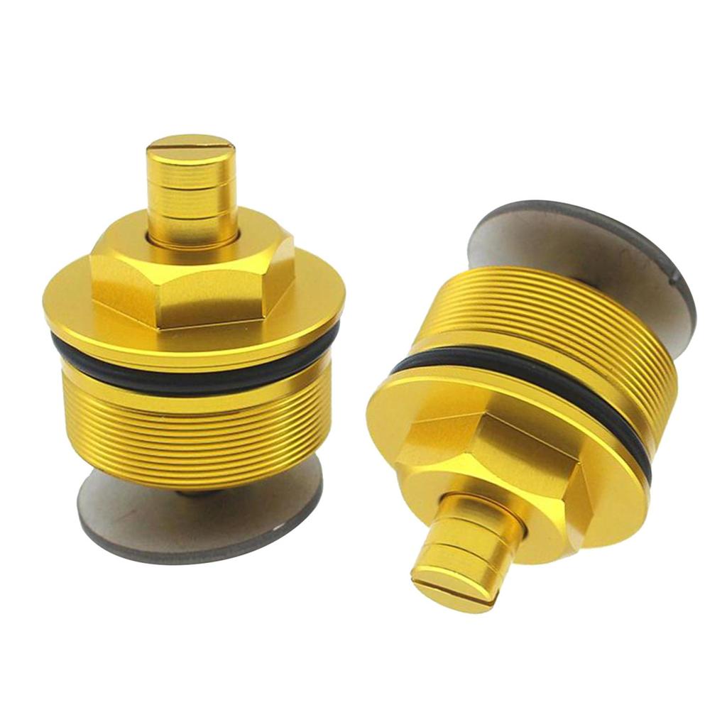 Replacement Adjustable Shock Absorber Screw Aluminum Alloy Cap Nut Protector for Honda CB400 Superfour CBR400 NSR250