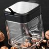 4Pcs Stainless Steel Lids Seasoning Box Set Glass Salt Shake Bottle Fashion Spice Containers  Sugar