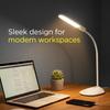 6W LED Table Lamp, with 3 Grade Dimming, Flexible Gooseneck Design, LED Portable Desk Lamp for Study, 3 in 1 Color Changing