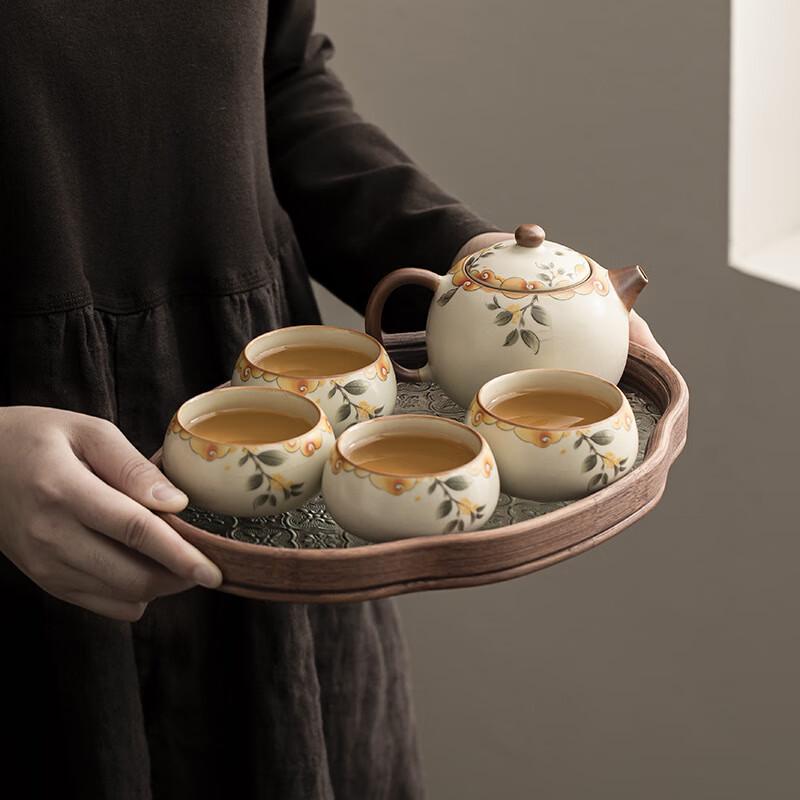 Chinese Ru Kiln Kung Fu Tea Set
