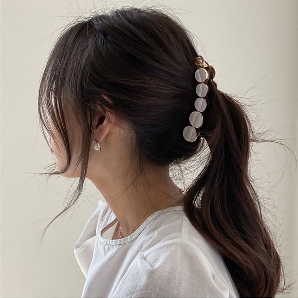Seamless Acrylic Banana Clip Hair Accessory For Women No Damage To Hair Perfect For Daily Use