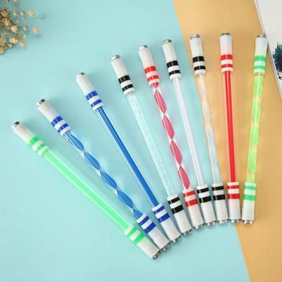 Release Pressure Spin Toy Creative Spinning Pen LED Luminous Rotating Pen Rolling Special Pen