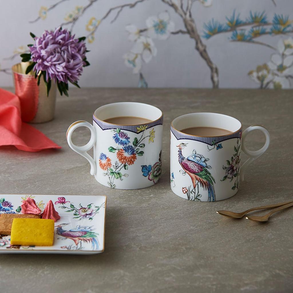 Wedgwood Wanderlust Fortune Wedding 1069353 [Officially Imported] Mug, Large, Approx. 350ml, Gift,