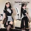 Seductive Maid Lingerie Set - Revealing Chest & Hips, Easy Access Temptation