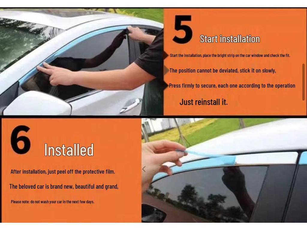 Stainless Steel Car Window Trim for 09-17 Hyundai IX35