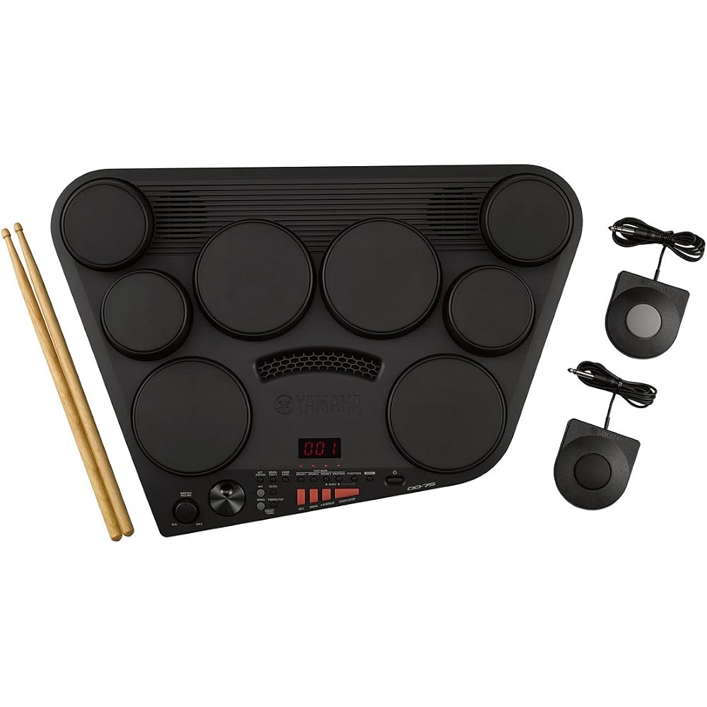 Yamaha Digital Percussion DD-75 Compact Design, Versatile Sound, Easy to Use Electronic Drum