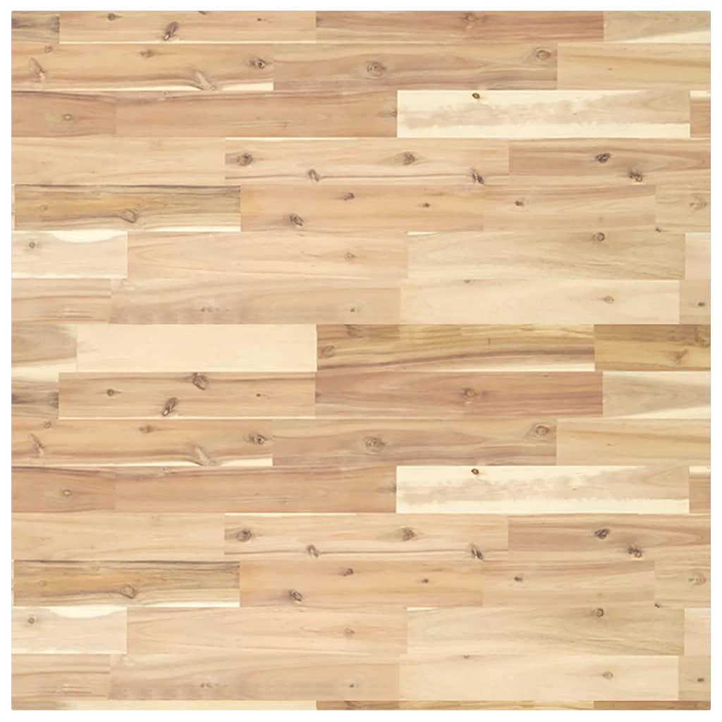 Vidaxl Blat Do Stolika, Kwadratowy, 80X80X2 Cm, Lite Drewno Akacjowe