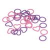 32Pcs Pink Purple Household Round Heart Type Knitting Stitch Markers Set Robust Crochet Stitch