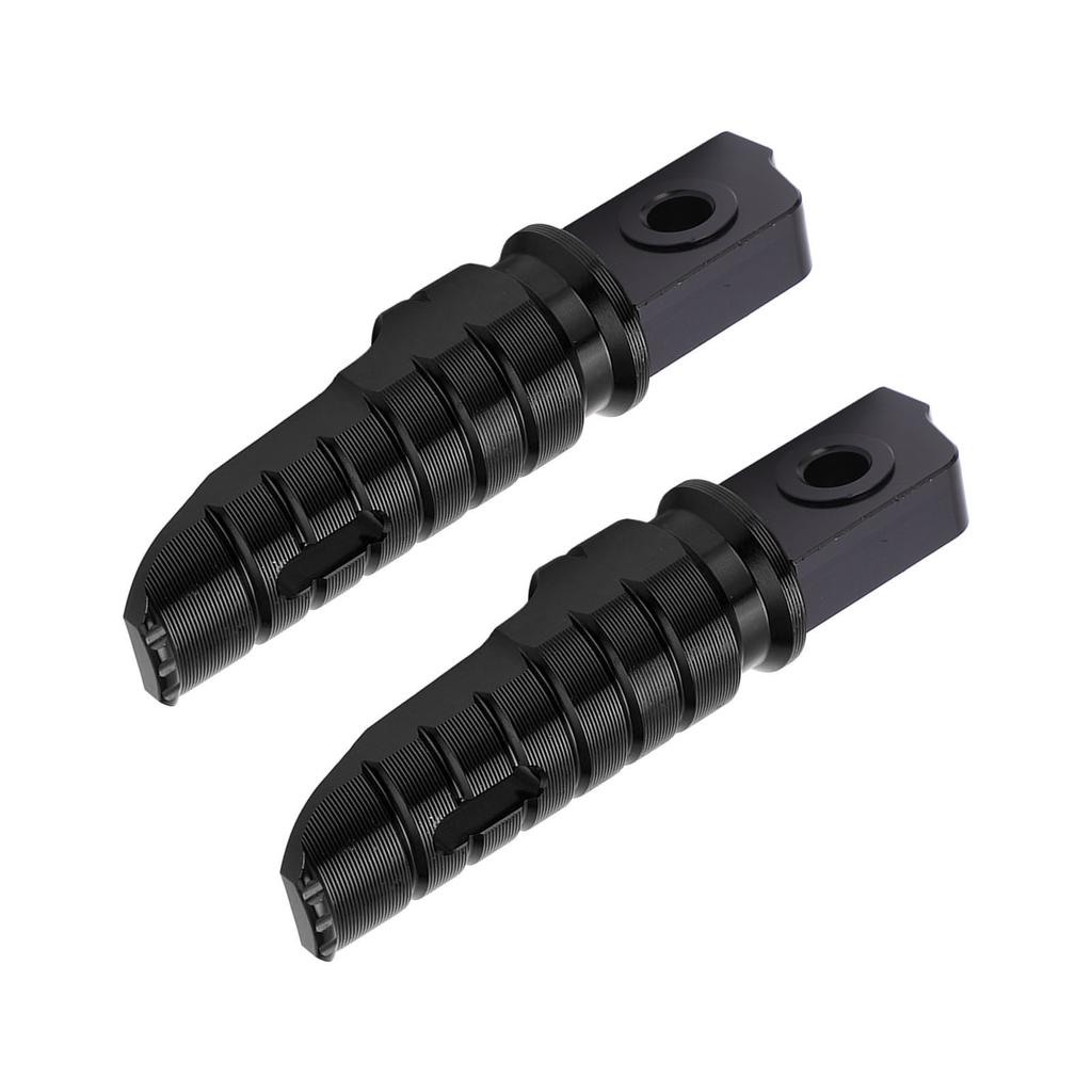 2pcs Motorcycle Front Footpeg Footrest T6063 Aluminum Alloy Anti Slip Rustproof Replacement for Aprilia GPR125
