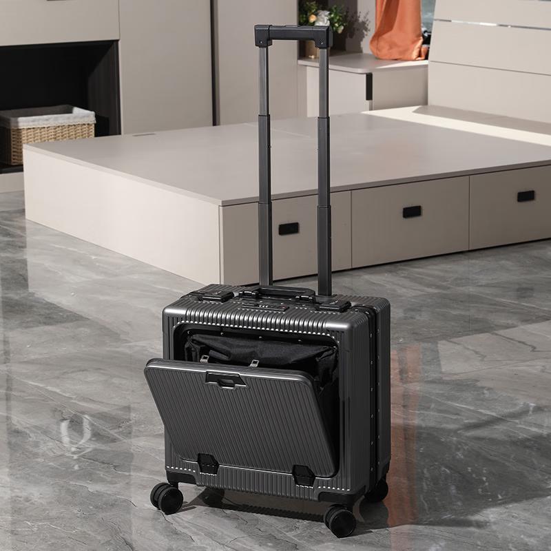 Smart Front-Opening PC Carry-On Luggage