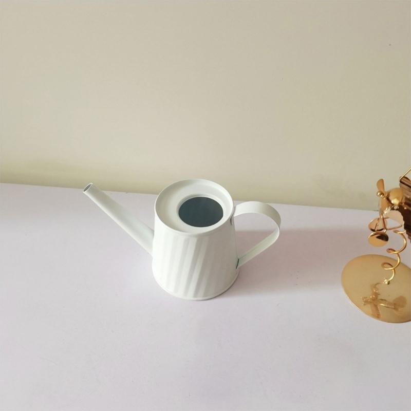 Long Spouts Watering Can Iron Without Splashes Light weight Body Effortlessly Pouring For Potted Plant Gardeners