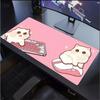 Cute Cartoon Cat Mouse Pad Large Computer Keyboard Mouse Pad Kawaii  Natural Rubber AntiSlip Mat Perfect Gift Girlfriend Women