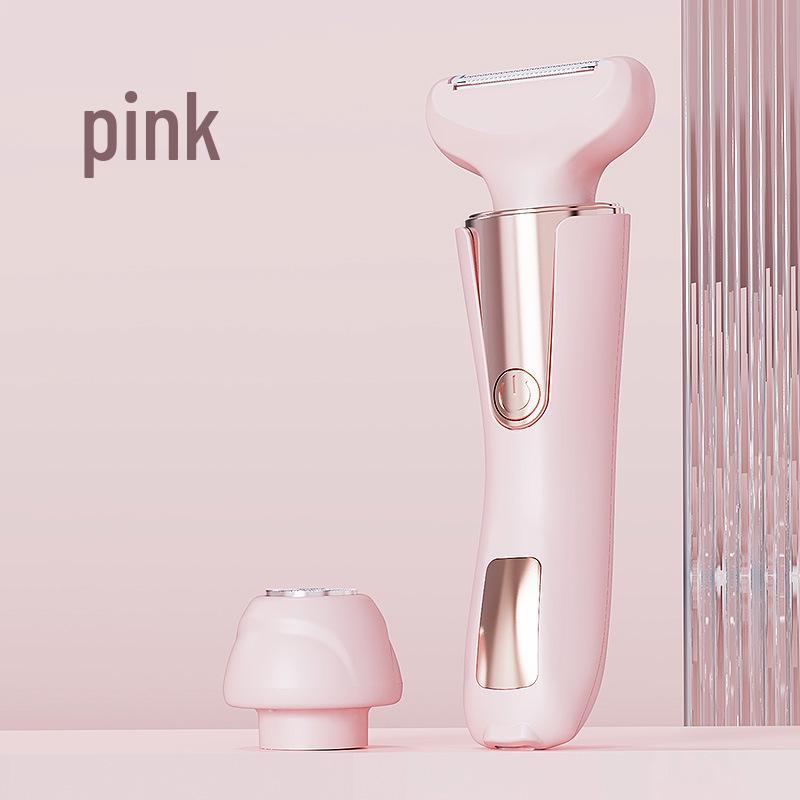 Women's Pink Electric Shaver for Private Parts & Underarms, Wet/Dry Epilator, Rechargeable