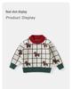 DUUDUU Kids' Knitwear: Thick Korean-Style Toddler Sweater for Boys - Autumn/Winter Warmth
