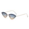 Xiaomi Gafas de Sol de Moda para Mujer Sin Montura Ojo de Gato UV400 Lente Degradada Varilla de Metal Tendencia Fiesta Calle Viaje Foto 3863