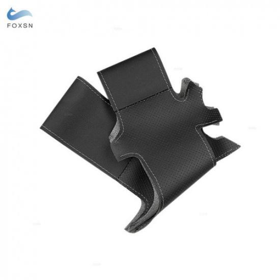 1x Steering Wheel Hand Sewing Leather Trim Cover For Honda Civic 9th 2012-2015