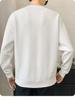 Men's Fleece-Lined Thickened Casual Loose Long Sleeve Warm Base Layer for Autumn and Winter