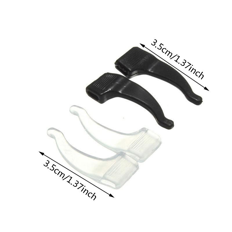 5Pairs/Pack Silicone Eyeglass Non-Slip Ear Hook Anti-Slip Elastic Comfort Glasses Retainers Glasses Accessories Supplies
