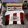 Biancheria da letto a tema Sunderland Set 3 pezzi Copripiumino Biancheria da letto decorativa per camera da adolescente Decorazione per la casa