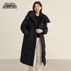 Women's Thickened Long Duck Down Jacket with Detachable Hood