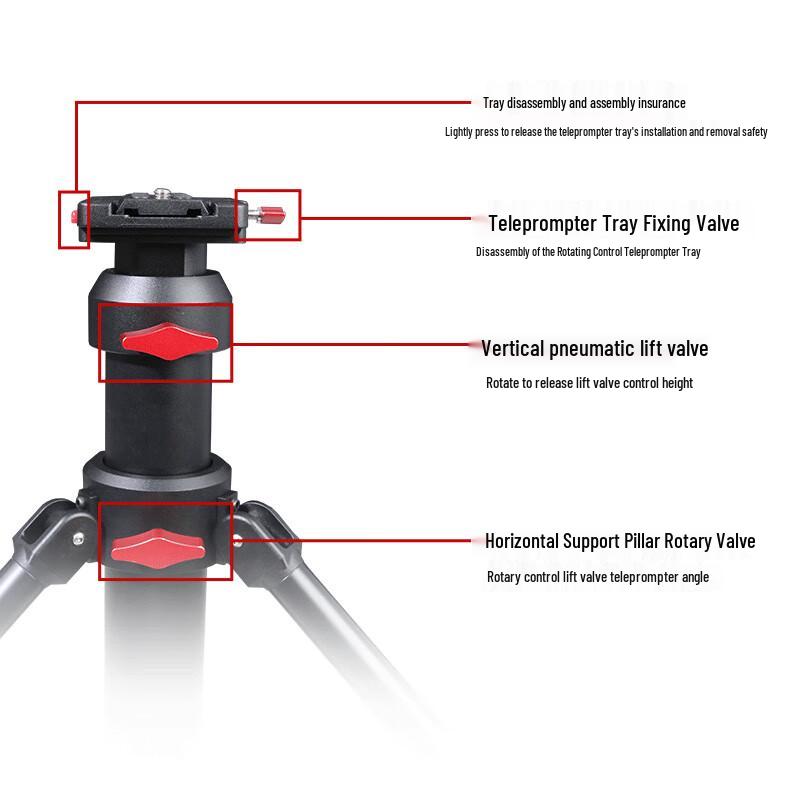 22-inch Professional Studio Teleprompter with Tripod