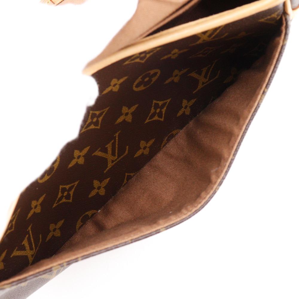 LOUIS VUITTON Sologne Shoulder Bag M42250 Brown Monogram canvas Women Used