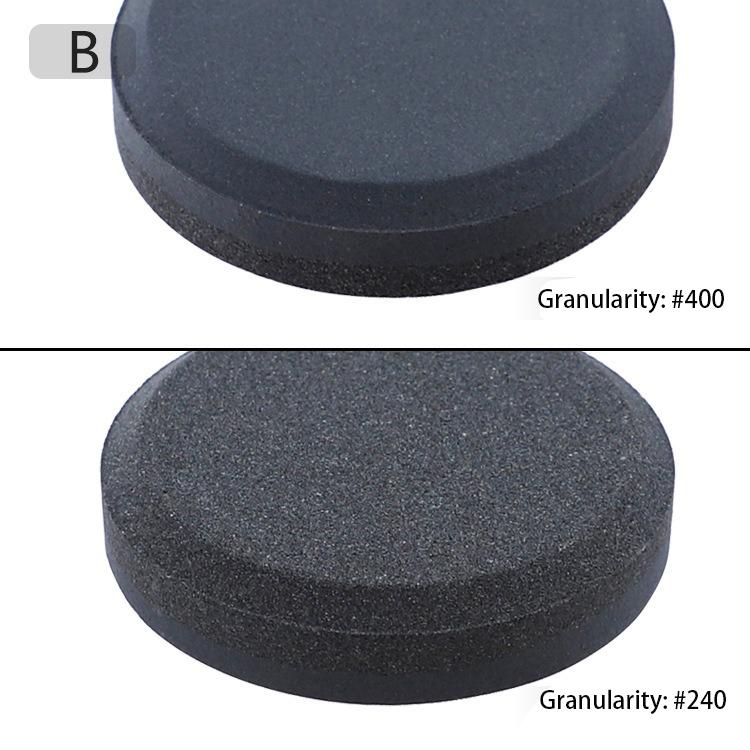 5 Inch Double Sided Sharpening Stones Kitchen Sharpener Round Knifes Sharpener