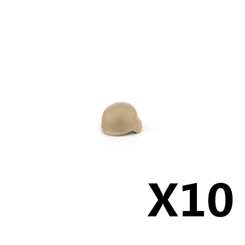 US Soviet British Soldier Figures Helmet M1ssh40 M3 Beret Military Accessories Building Blocks Toys For Children J004