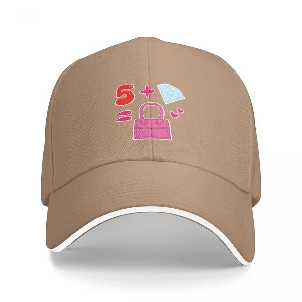 Red Five Diamonds In My Bag Baseball Cap Beach Hat Bobble Hat Christmas Hat Ladies Men's