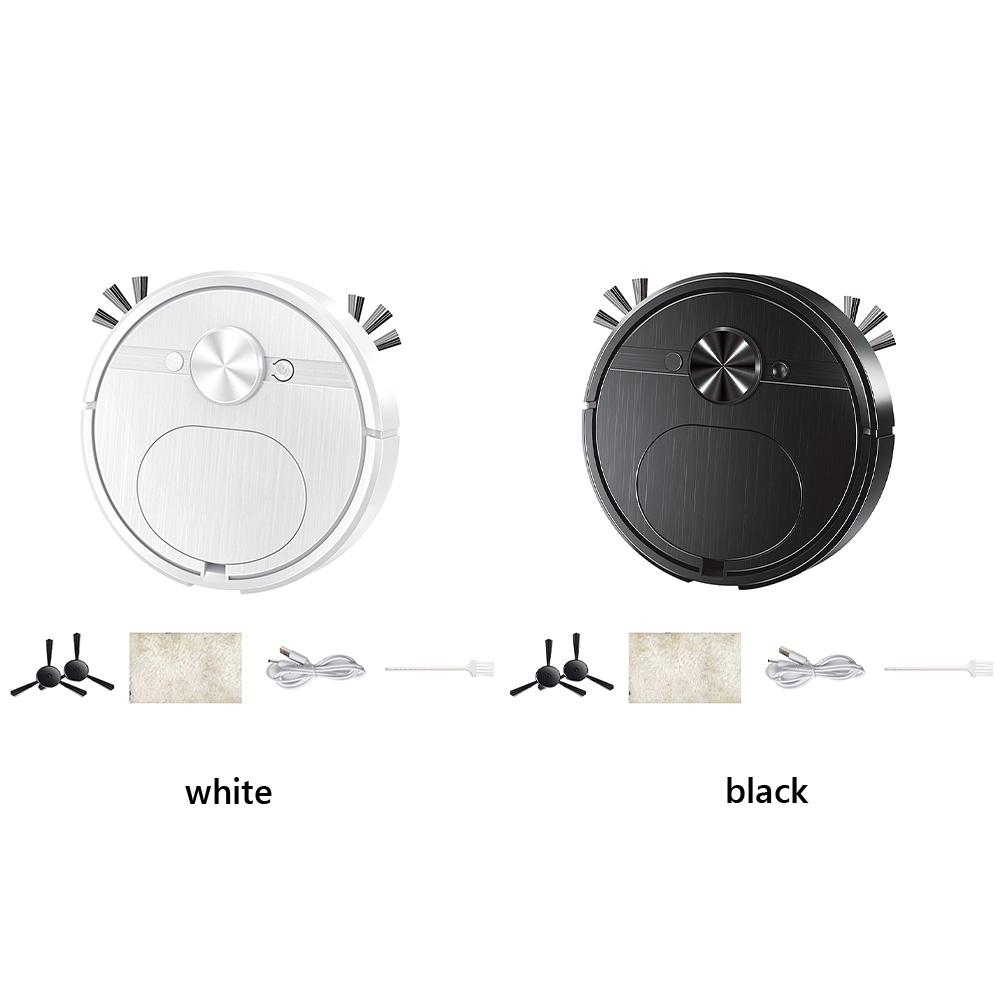 3 In 1 Smart Sweeping Robot Multi-Purpose Intelligent Wiping Floor Robot Automatic Cleaning Machine for Pet Hair Carpets Floors