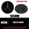 3D 185MM 205MM Front Grille Star Logo Emblem Badge Auto Accessories For Mercedes-Benz C_B_E Class W206 W253 W213 GLC GLE V Class OX2