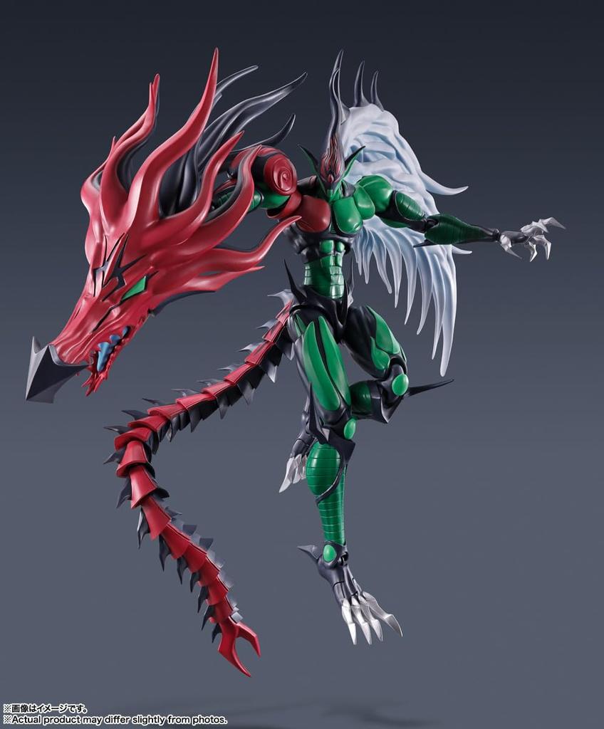 TAMASHII NATIONS S.H. MonsterArts Yu-Gi-Oh! Duel Monsters GX Elemental Hero Flame Wingman, approximately 190mm PVC & ABS painted action figure