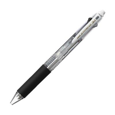 Lápiz Mitsubishi Jetstream Fácil de Escribir MSXE4600071PT Bolígrafo Multifunción 3 en 1, 0.7mm, Transparente, con,