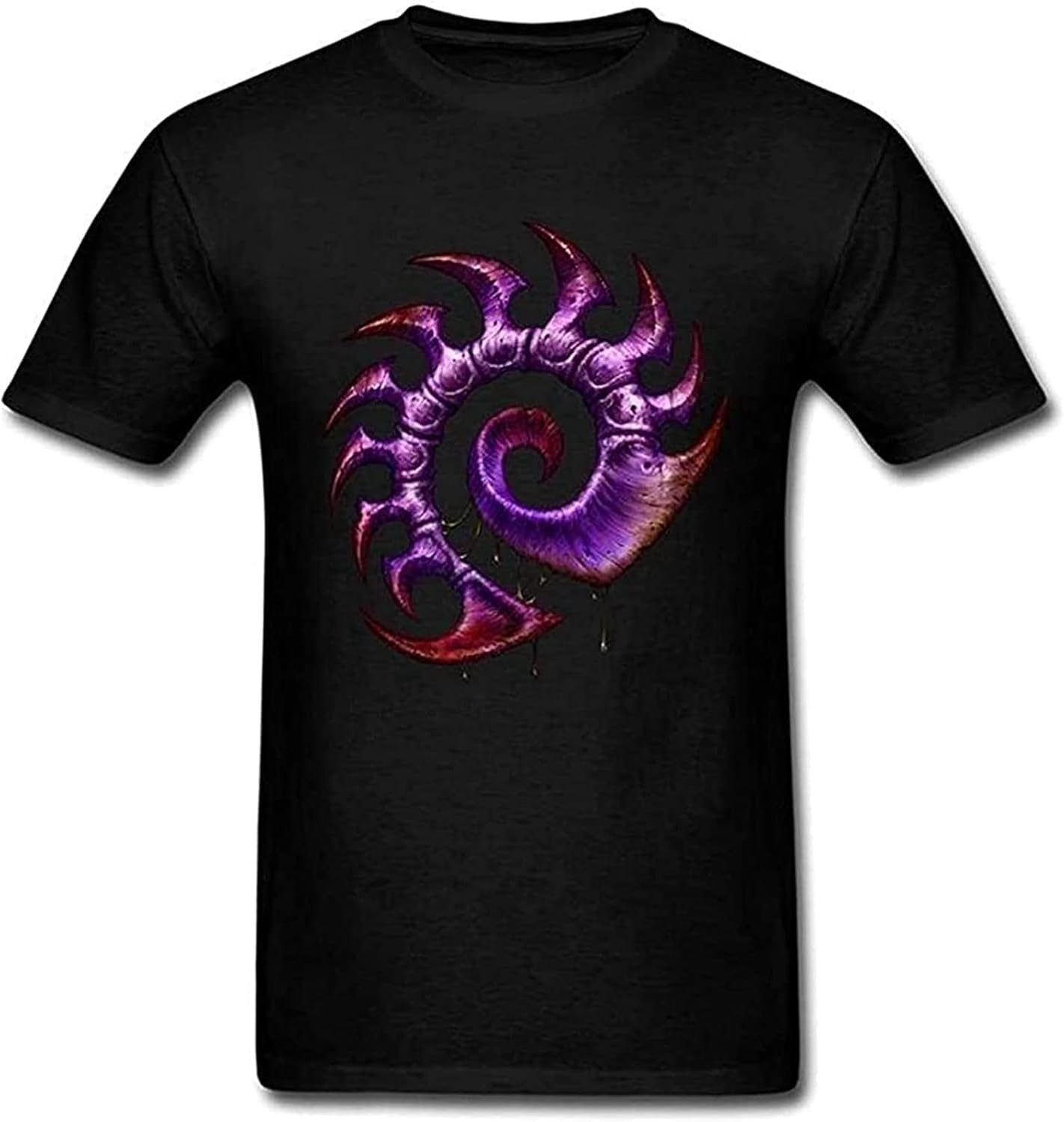 Men s Starcraft Zerg Logo T Shirt XL чёрный