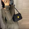 Womens Mini Square Crossbody Bag PU Leather Vintage Style Shoulder With Lock Phone Pocket