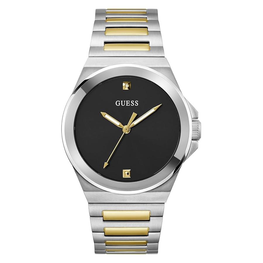 

Guess Men s Quartz Watch with Two-Tone Stainless Steel Strap - GW0833G3