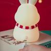 Rabbit Silicon Silicon Night Light Type-C Charging Colorful Remote Control Patches Following Sleeping