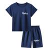 Boys and Girls Quick Drying Sports Suit with Loose Short Sleeves