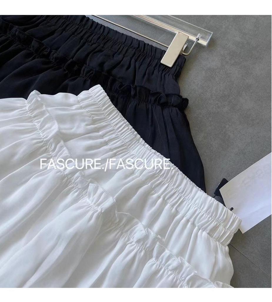 Солодка спідниця-пачка для дівчинки з шортами для безпеки - Дизайн "Торт з рюшами" для весни та літа