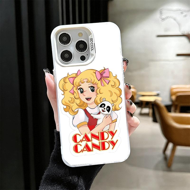 Anime Candy Candy Soft Phone Case for iPhone 15 16 17 Pro Max 17Air 16E 14 Plus 13 12 Mini Shockproof Cover Back Shell
