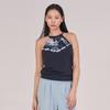 OZEZ Ozti4019 Tie-Dye Halter Camisole - Dark Knight